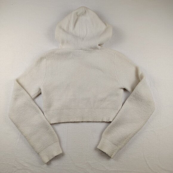 Zara Cropped Hooded Sweater Womens Small - Picture 2 of 8